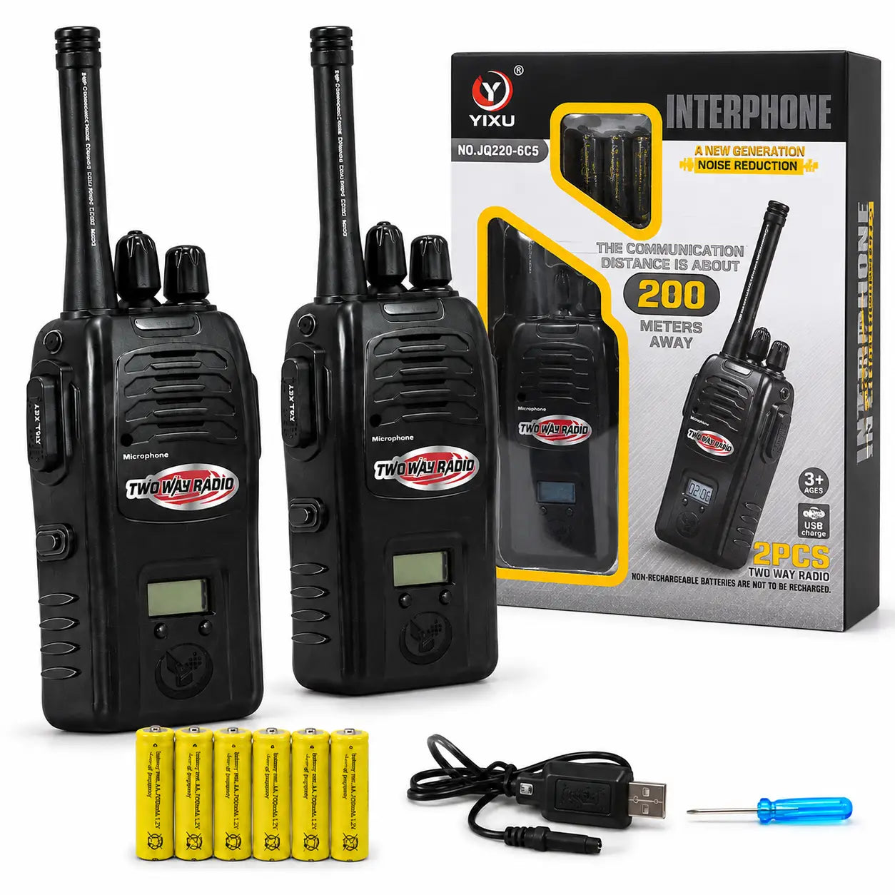yixu-2pcs-walkie-talkie-complete-package-set