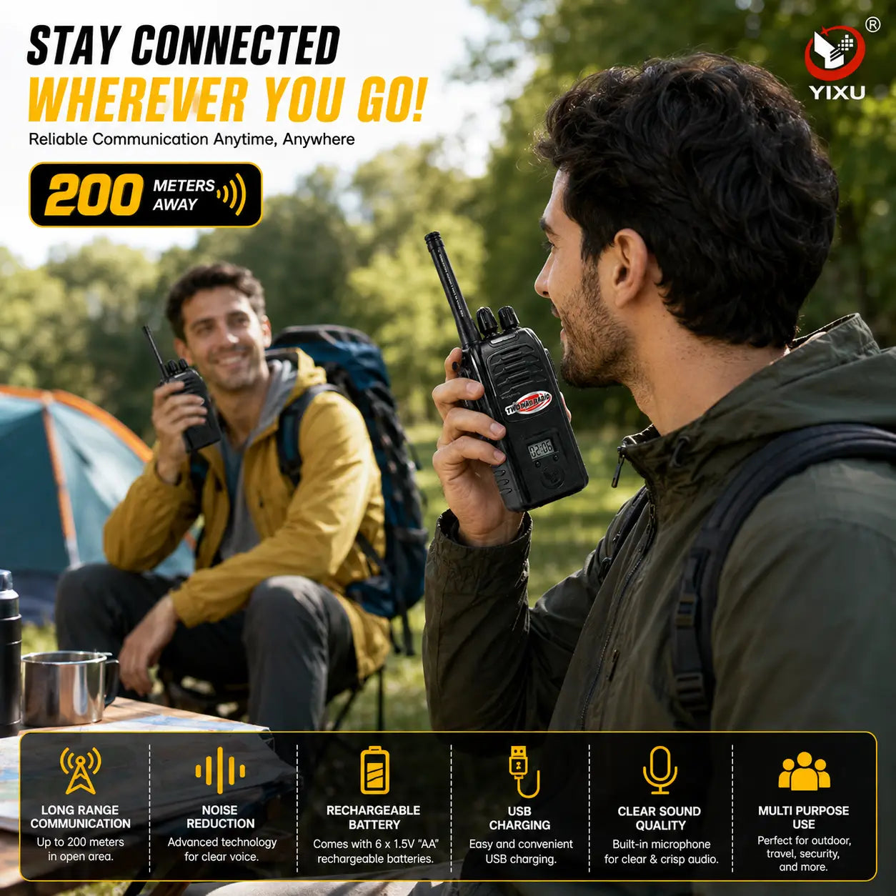 yixu-walkie-talkie-outdoor-camping-lifestyle