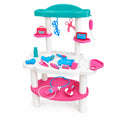 Kids doctor medical play station with colourful pretend clinic accessories