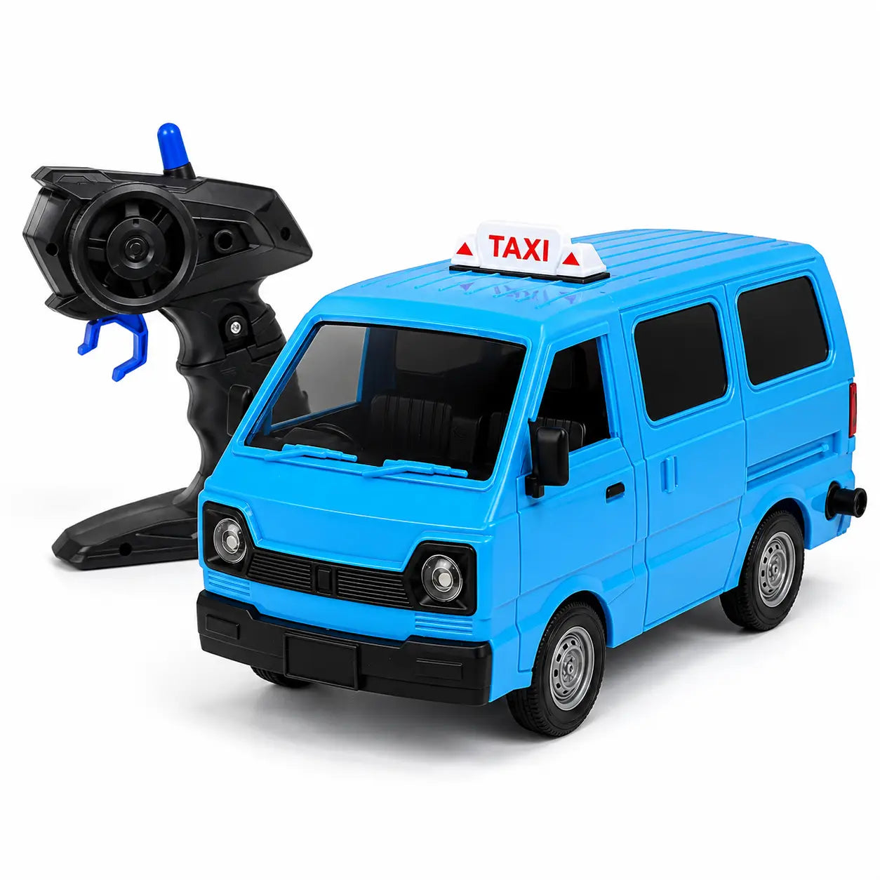 RC Suzuki Bolan Hi Roof Taxi Remote Control Car for Kids - Red | Spray, Lights & Music