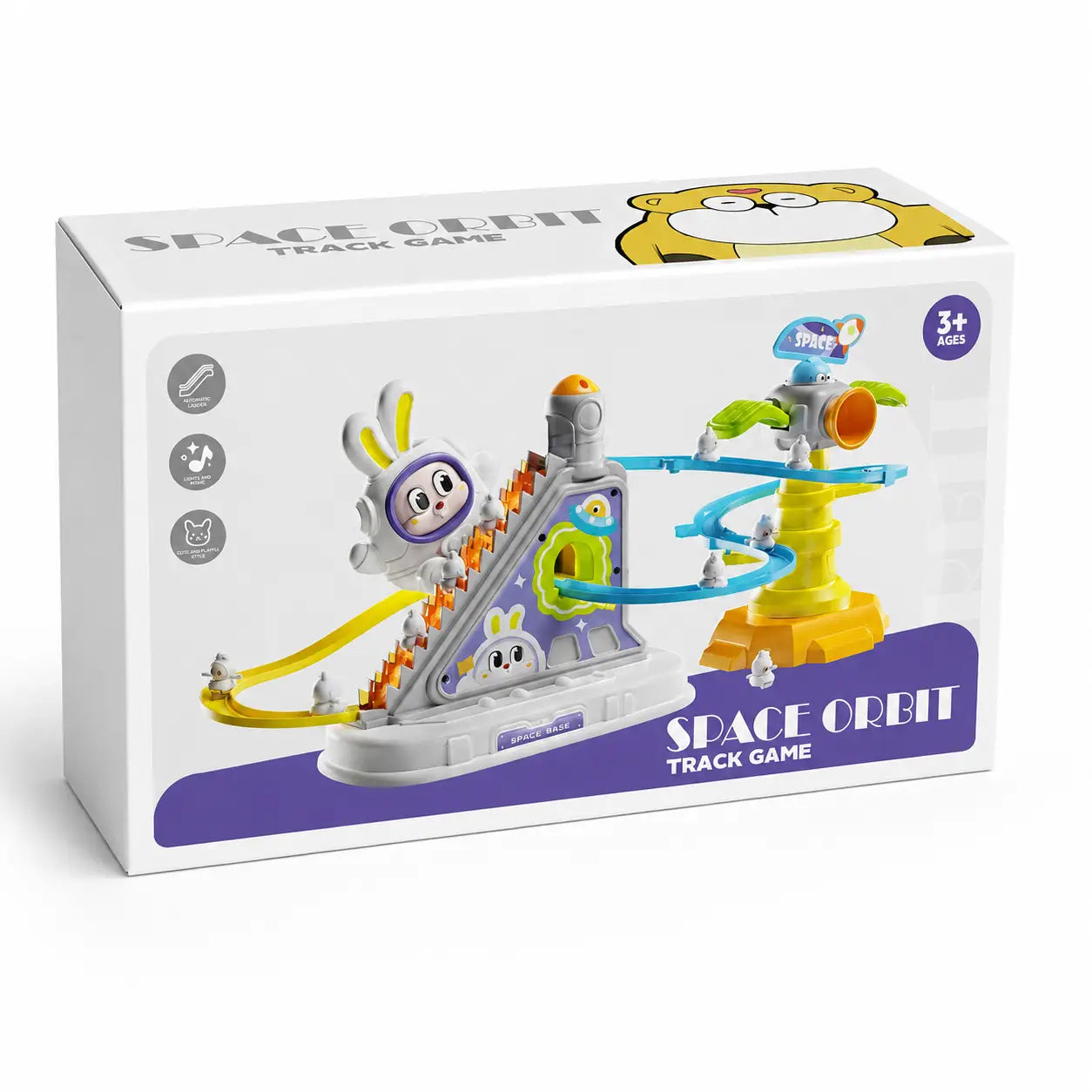 Space Orbit Track Game kids toy packaging front view for ages 3 years and above